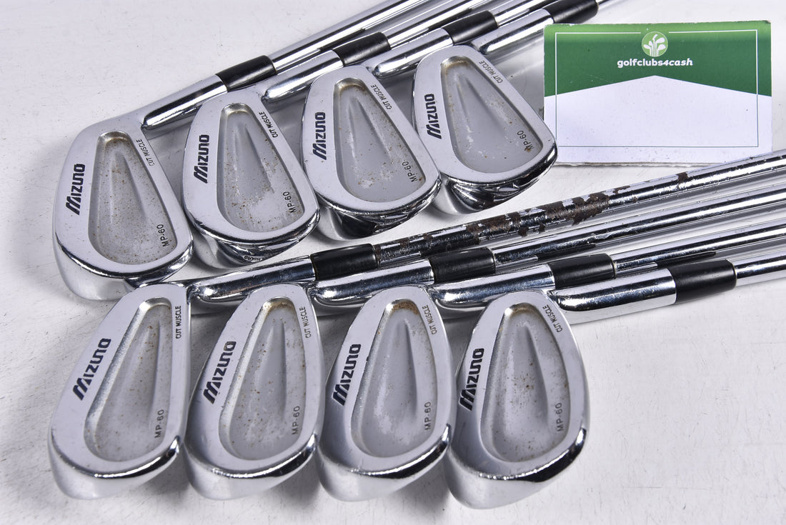 Mizuno MP-60 Irons / 3-PW / Stiff Flex Dynamic Gold S300 Steel Shafts