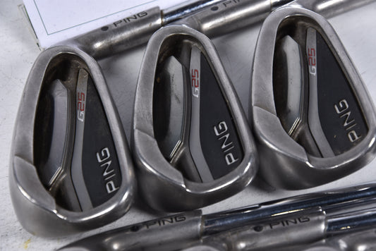 Ping G25 Irons / 5-PW+SW / Black Dot / Senior Flex Ping CFS Steel Shafts