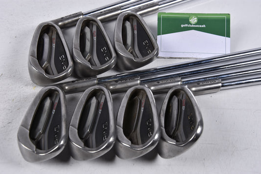 Ping G25 Irons / 5-PW+SW / Black Dot / Senior Flex Ping CFS Steel Shafts