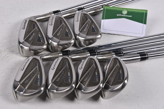 Taylormade SIM2 Max Irons / 5-PW+SW / Stiff Flex KBS MAX MT 85 Shafts