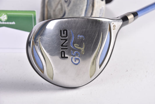 Ladies Ping G5 #3 Wood / 18 Degree / Ladies Flex Ping ULT 50 Shaft