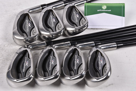 Callaway Steelhead XR Irons / 5-PW+AW / Regular Flex HZRDUS Blue 58 Shaft