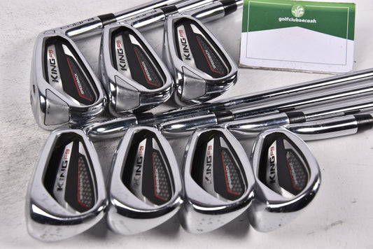 Cobra King F9 Irons / 5-PW / Regular Flex KBS Tour-V 90 Steel Shafts