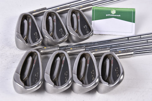 Ping G25 Irons / 5-PW+SW / Yellow Dot / Stiff Flex Ping CFS Steel Shafts