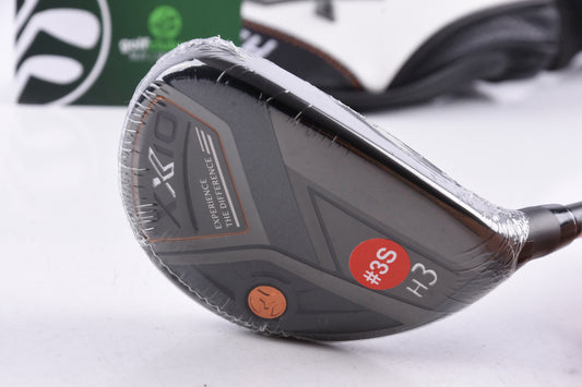 XXIO X Black #3 Hybrid / 18 Degree / Stiff Flex Miyazaki AX-1 Shaft