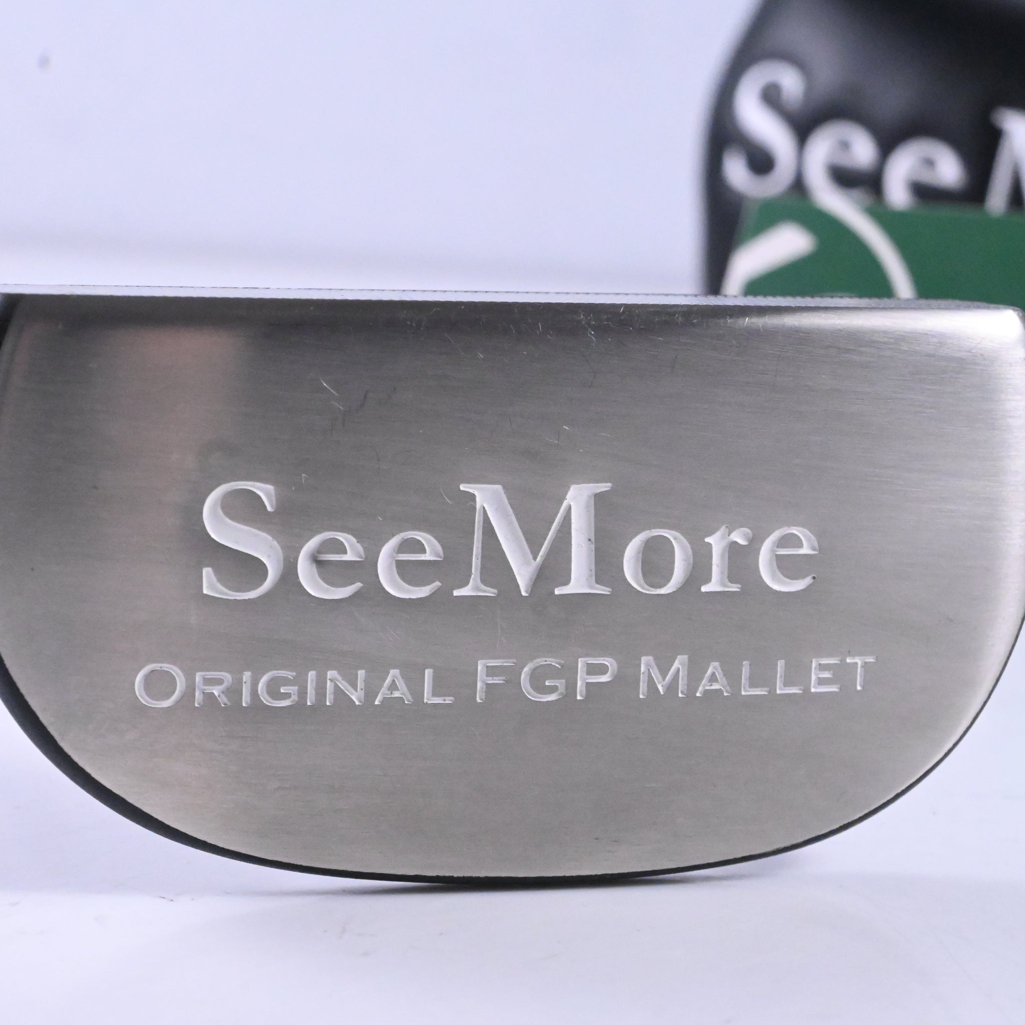 Left hand Seemore FGP Original Black Mallet Putter / 34 Inch