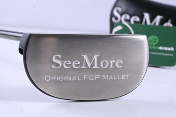 Left hand Seemore FGP Original Black Mallet Putter / 34 Inch