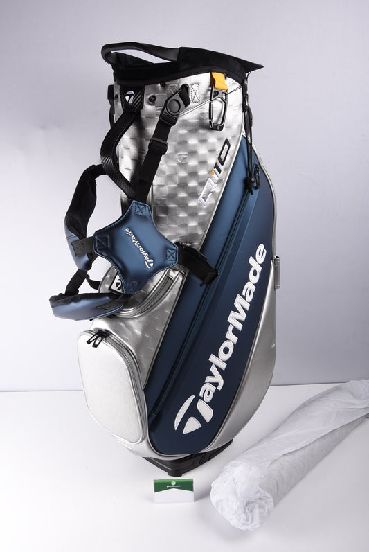 Taylormade Qi10 Stand Bag / 4-Way Divider / Silver, Navy