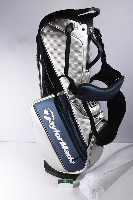 Taylormade Qi10 Stand Bag / 4-Way Divider / Silver, Navy