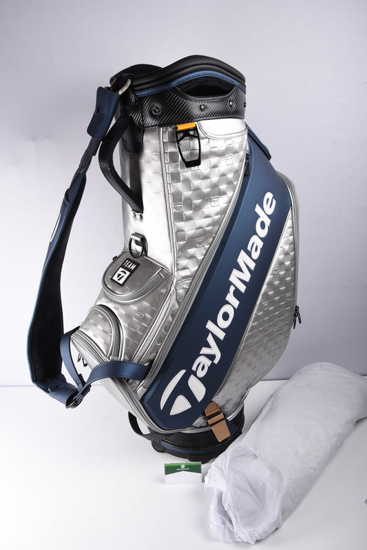 Taylormade Qi10 Tour Bag / 6-Way Divider / Silver, Navy