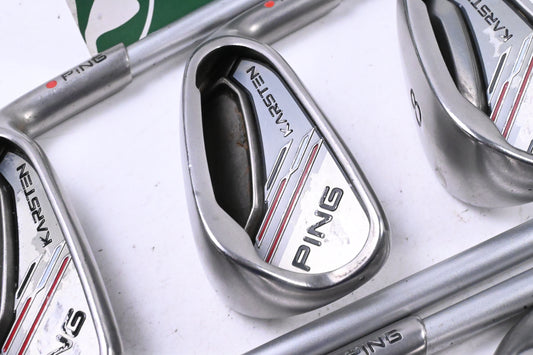 Ping Karsten 2014 Irons / 6-PW+GW+SW / Red Dot / Senior Flex Ping KS 401 Shafts