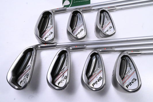 Ping Karsten 2014 Irons / 6-PW+GW+SW / Red Dot / Senior Flex Ping KS 401 Shafts