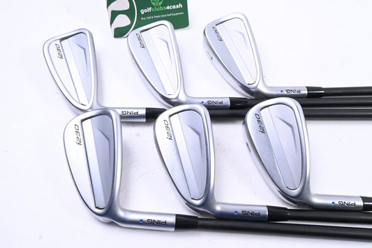 Left Hand Ping i230 Irons / 5-PW / Blue Dot / Senior Flex Ping ALTA CB Black AWT