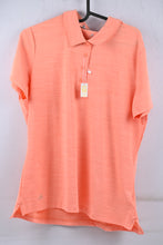 Load image into Gallery viewer, Adidas Ladies Ultimate 365 Polo Shirt / Chalk Coral Heather / Small
