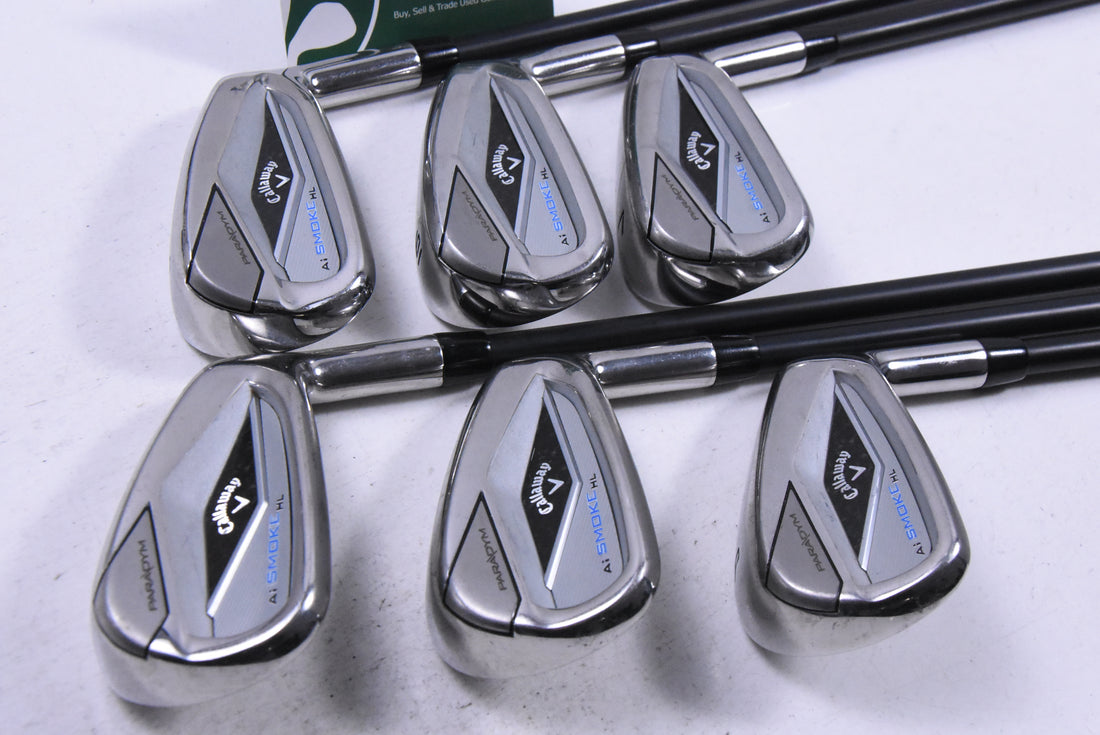 Callaway Paradym Ai Smoke HL Irons / 5-PW / Senior Flex Project X Cypher 50