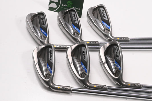 Left Hand Ping G30 Irons / 5-PW / Yellow Dot / Stiff Flex Ping CFS Distance