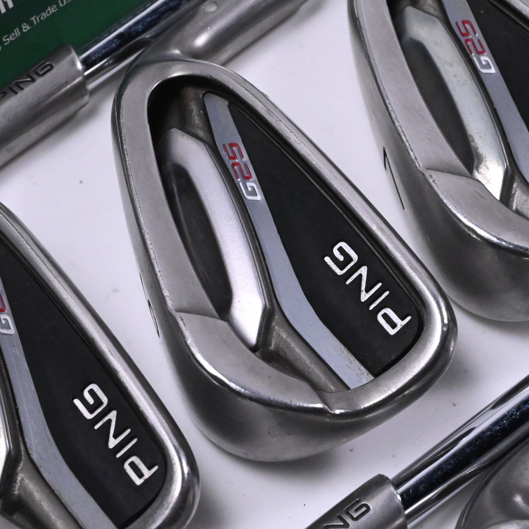 Ping G25 Irons / 5-PW / White Dot / Regular Flex Ping CFS Shafts