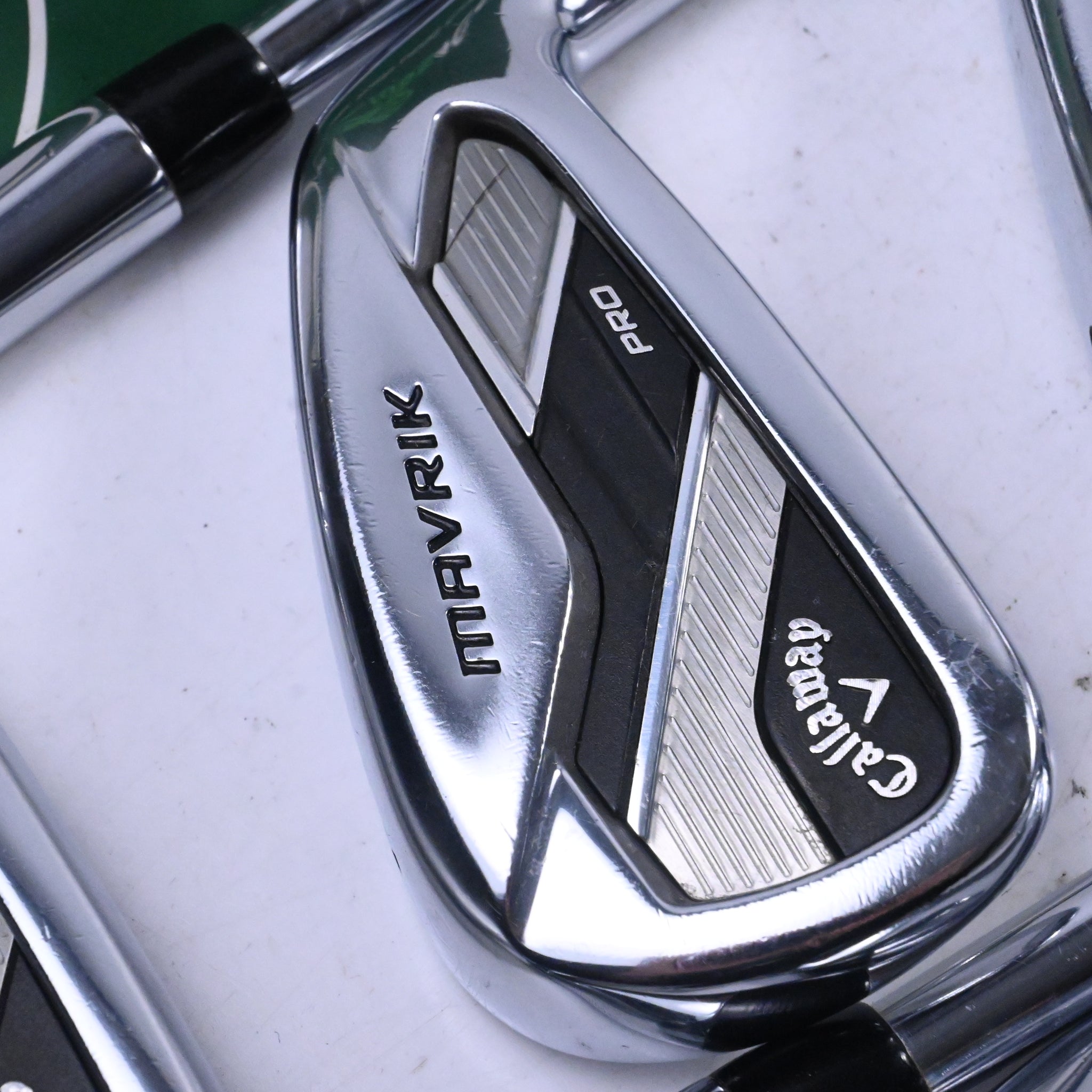 Callaway Mavrik Pro Irons / 4-PW+AW / Stiff Flex Elevate 105 Shafts