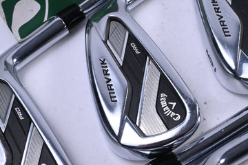 Callaway Mavrik Pro Irons / 4-PW+AW / Stiff Flex Elevate 105 Shafts