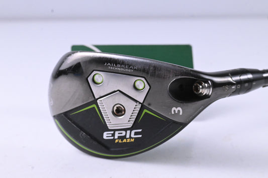 Callaway Epic Flash #3 Hybrid / 18 Degree / Stiff Flex Tensei AV Silver 70 Shaft