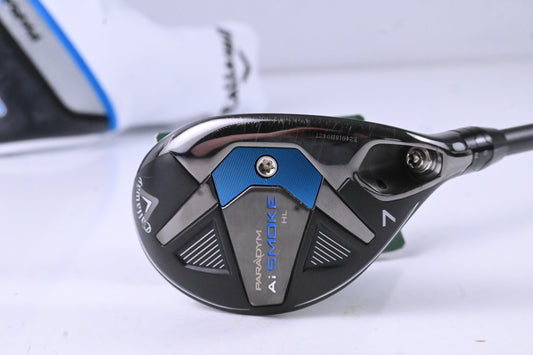 Callaway Paradym Ai Smoke HL #7 Hybrid / 30 Degree / Senior Flex Cypher 2.0 50