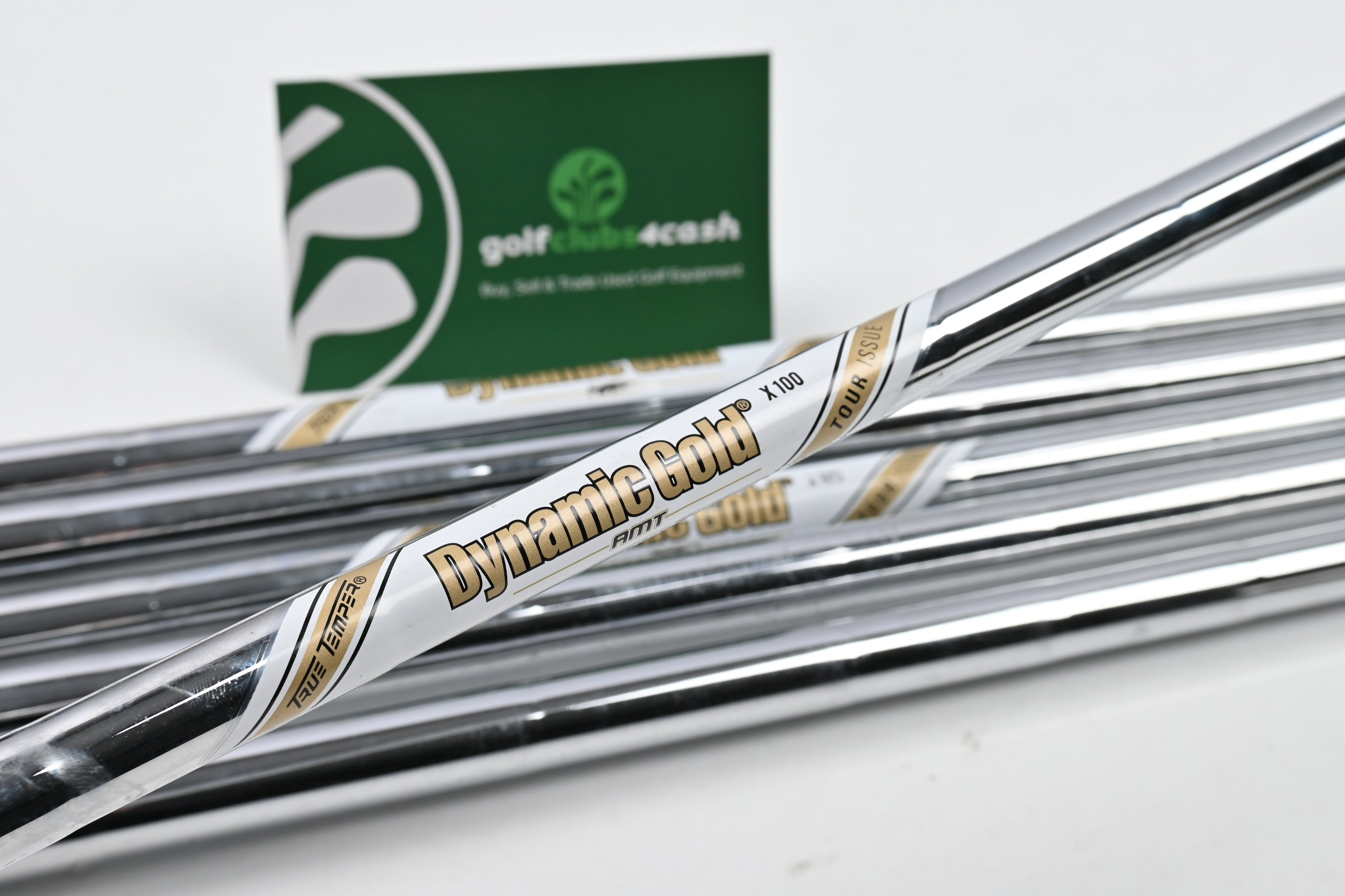 Dynamic Gold AMT X100 Iron Shafts / X-Flex / .355