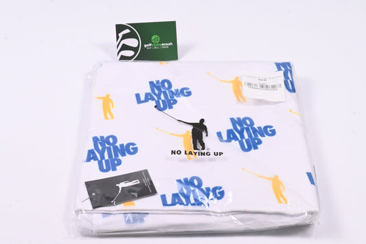 No Laying Up Logo Towel / Blue & Yellow / In Support of My Name'5 Doddie (MND)