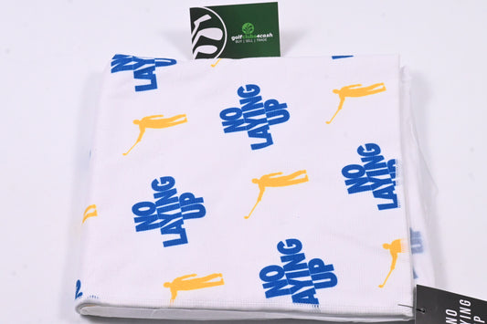 No Laying Up Logo Towel / Blue & Yellow / In Support of My Name'5 Doddie (MND)