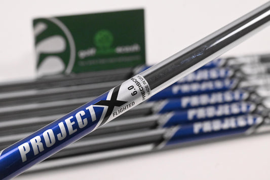 Project X Flighted Iron Shafts / Stiff Flex / Set Of 7 / .355 Tip /