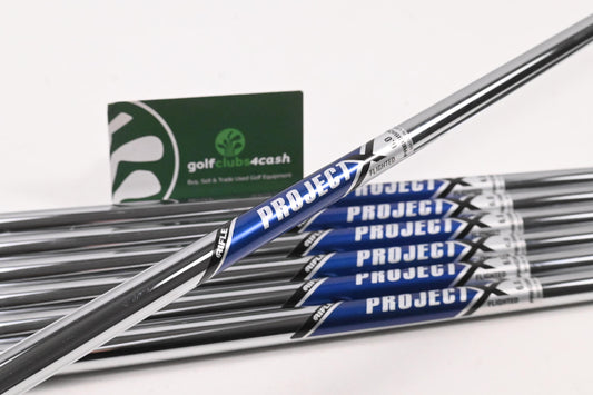 Project X Flighted Iron Shafts / Stiff Flex / Set Of 7 / .355 Tip