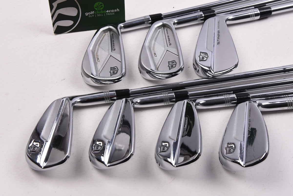 Wilson Staff Model Blade/CB Combo Irons / 4-PW / X-Flex Dynamic Gold X