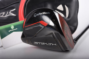 Taylormade Stealth Driver / 10.5 Degree / Stiff Flex Hzrdus Smoke Red RDX 60