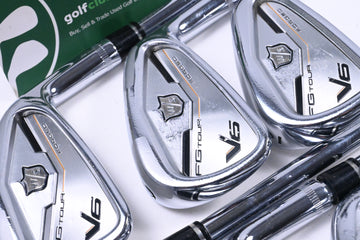 Wilson Staff FG Tour V6 Irons / 4-PW / X-Flex Dynamic Gold AMT X100 Shafts