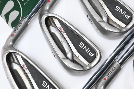 Ping G25 Irons / 3-PW+SW / Red Dot / Regular Flex Ping CFS Shafts