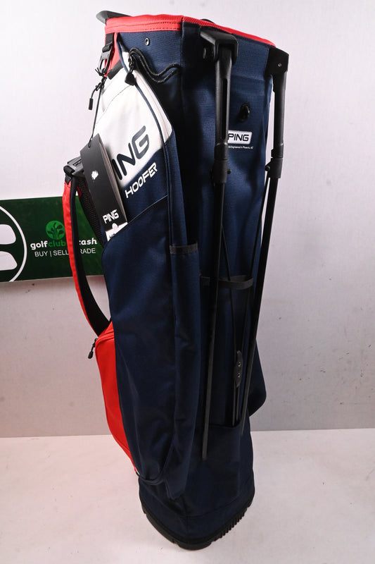 Ping Hoofer Stand Bag / 5-Way Divider / Red, White & Blue