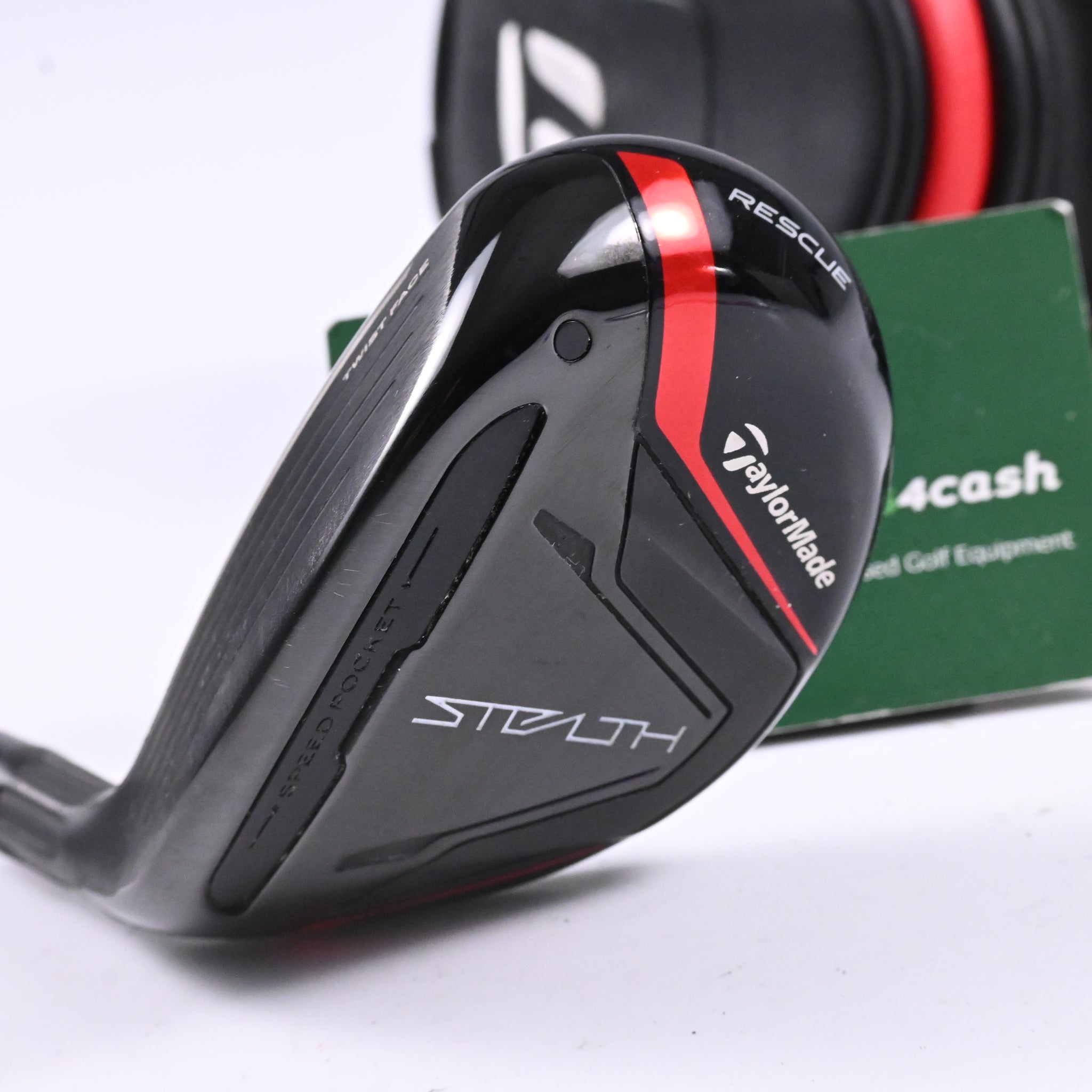 Left Hand Taylormade Stealth #4 Hybrid / 22 Degree / Regular Flex Ventus Red 6