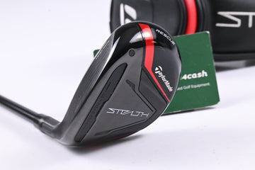 Left Hand Taylormade Stealth #4 Hybrid / 22 Degree / Regular Flex Ventus Red 6