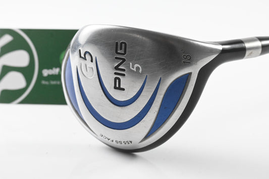 Ping G5 #5 Wood / 18 Degree / Stiff Flex Grafalloy Prolaunch Blue 75 Shaft