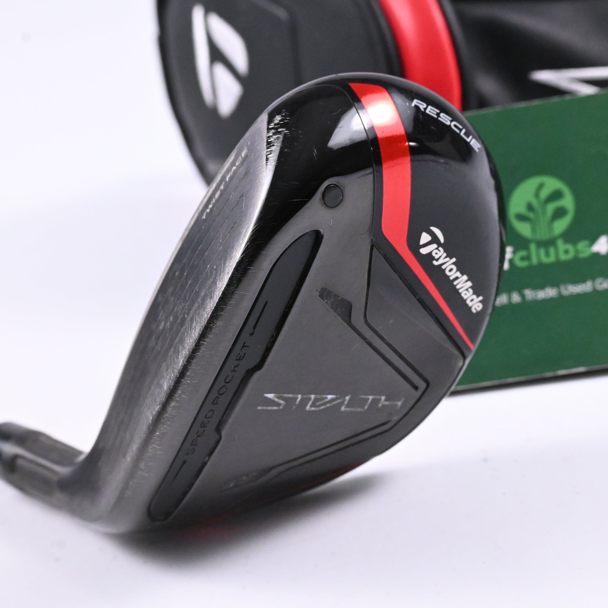 Left Hand Taylormade Stealth #4 Hybrid / 22 Degree / Regular Flex Ventus Red 6