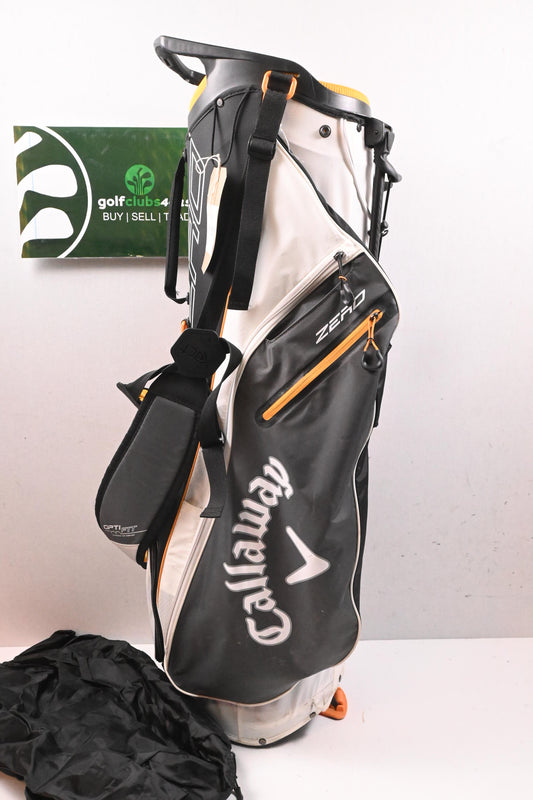 Callaway Zero Stand Bag / 4-Way Divider / Black, White & Gold