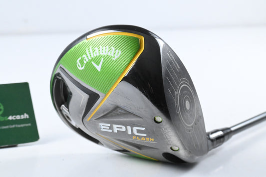 Callaway Epic Flash Driver / 9 Degree / Stiff Flex Hzrdus Smoke Black 60 Shaft