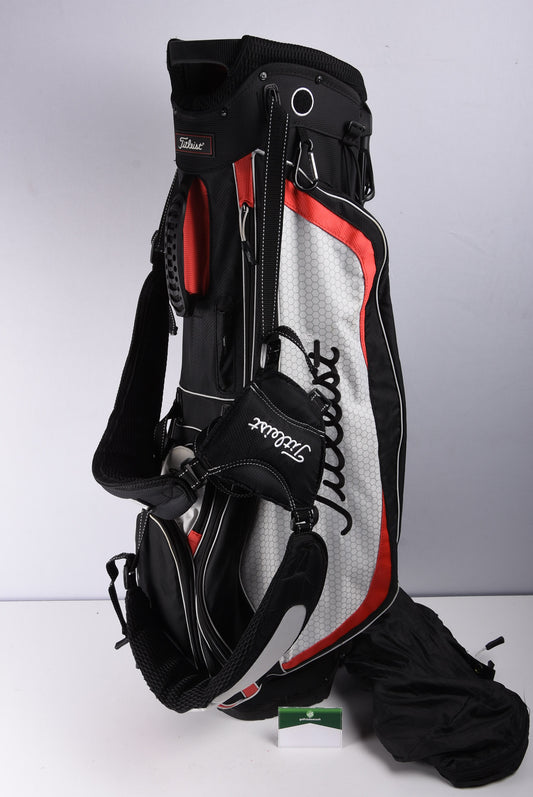 Titleist Stand Bag / 3-Way Divider / Black, White & Red