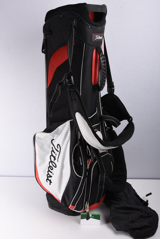 Titleist Stand Bag / 3-Way Divider / Black, White & Red