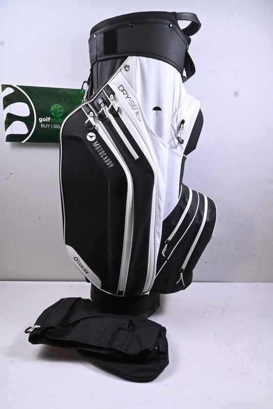 Motocaddy Dry Series Cart Bag Limited Edition / 14-Way Divider / White & Black