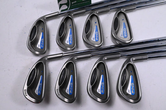 Ping G2 Irons / 3-PW / Blue Dot / Regular Flex Steel Shafts / No Shaft Bands