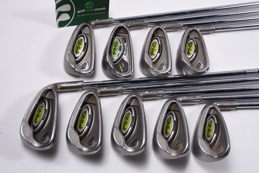 Ping Rapture Irons / 3-PW+SW / White Dot / Regular Flex Ping AWT Shafts