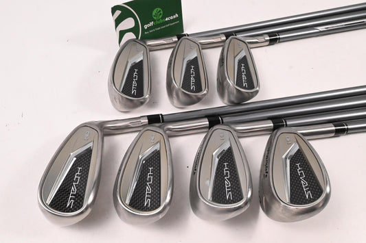 Taylormade Stealth HD Irons / 5-PW+SW / Regular Flex Speeder XN Red 50 Shafts