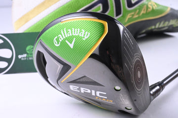 Callaway Epic Flash Driver / 9 Degree / Stiff Flex Aldila Rogue White 60