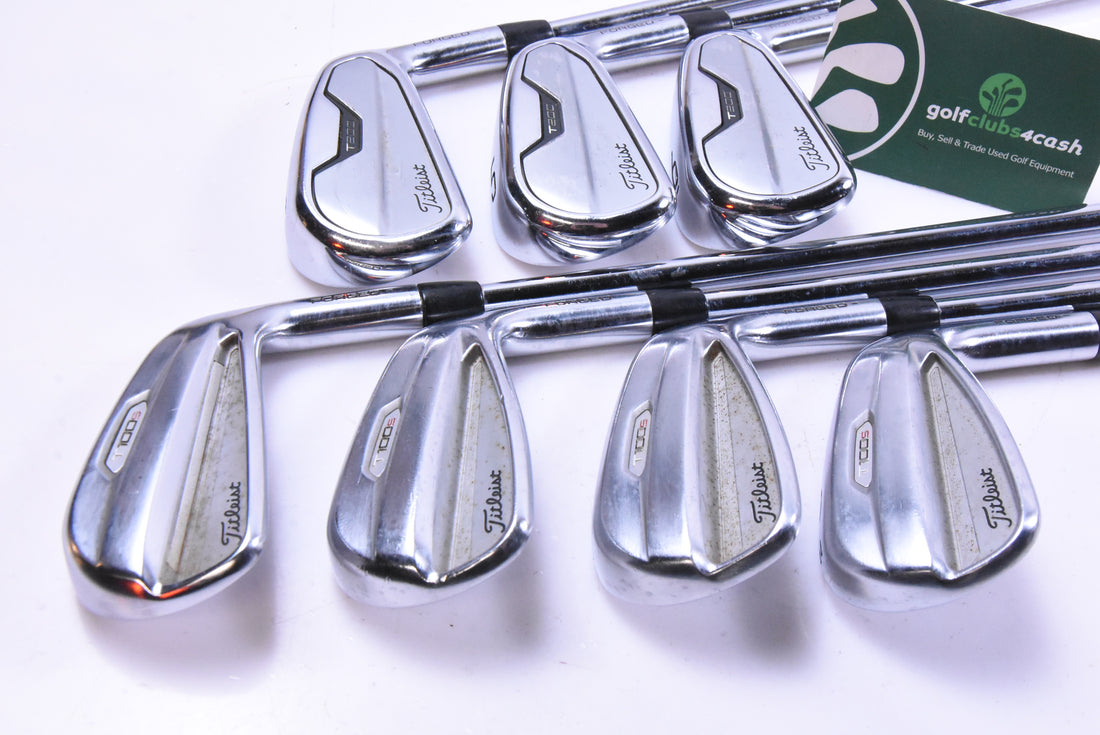 Titleist T200 / T100.S 2021 Irons / 4-PW / Stiff Flex Project X LZ 120 Shafts