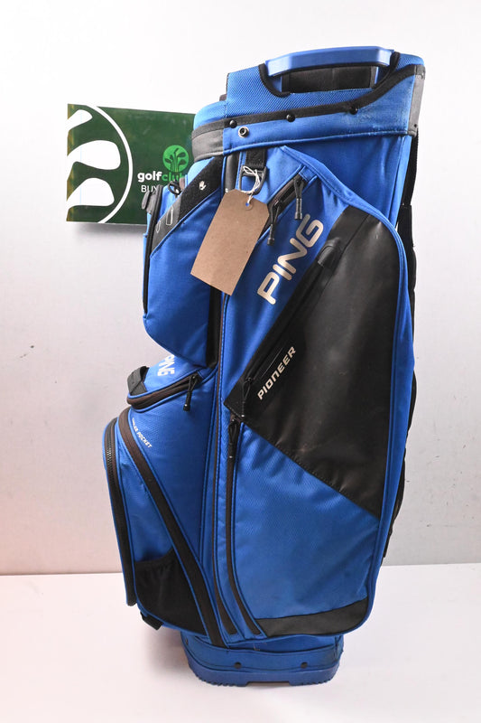 Ping Pioneer Cart Bag / 14-Way Divider / Black & Blue